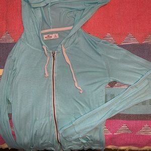 Lightweight zip up hoodie